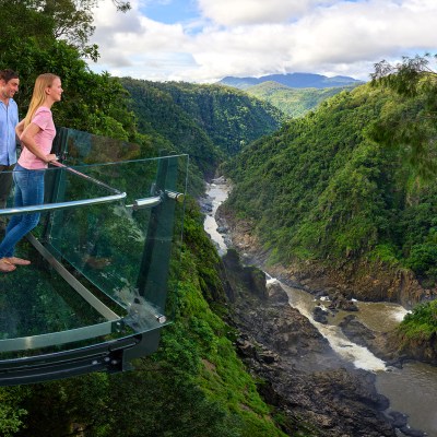 a person riding on the back of a boat